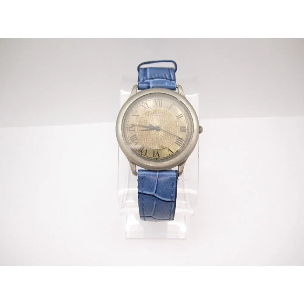 Women Fossil Roman Quartz WR Analog 37mm Dial Causal Round Watch (G512)‎